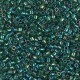 Miyuki delica beads 10/0 - Transparent emerald ab DBM-175